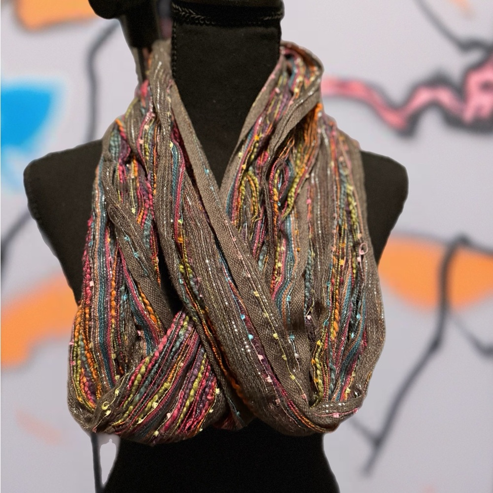 Elegant Multicolor Striped Scarf
